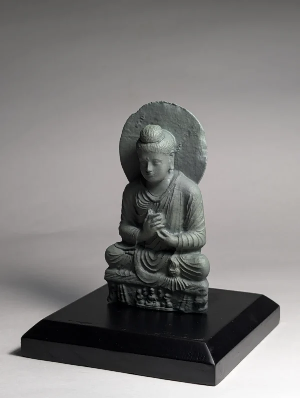 Preaching Buddha in Gandhara Style - Image 2