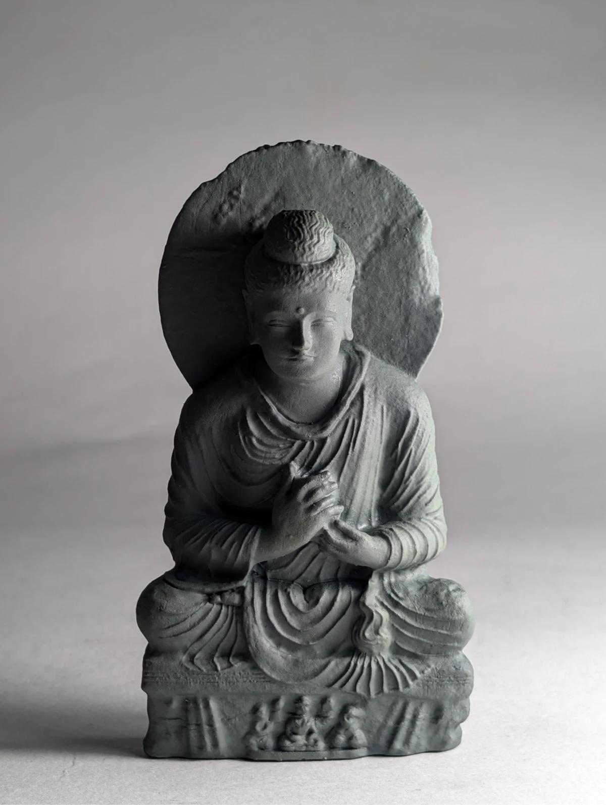 Preaching Buddha in Gandhara Style - Image 4