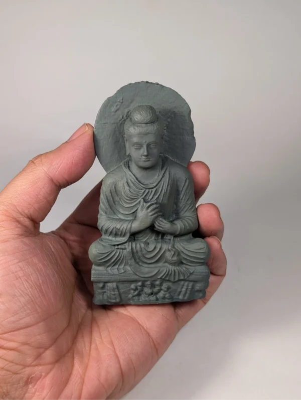 Preaching Buddha in Gandhara Style - Image 5