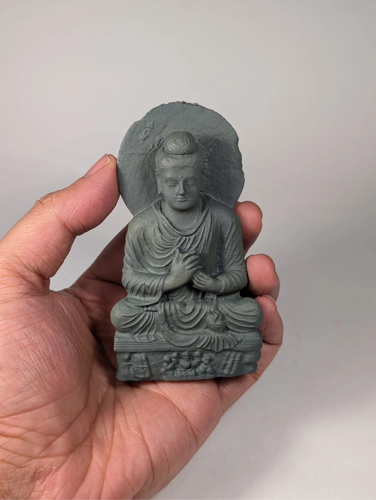 Preaching Buddha in Gandhara Style - Image 5